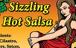 Custom artwork & design for Teresa's Salsa product labels.